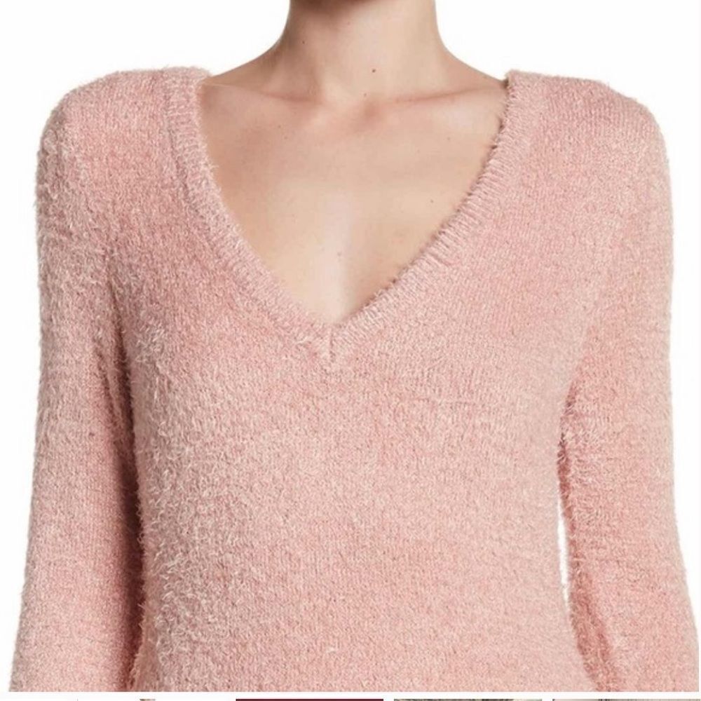 JACK by BB Dakota Valencia BodyCon Dress in Misty Rose Valentine’s Day Soft Cozy - Picture 3 of 9